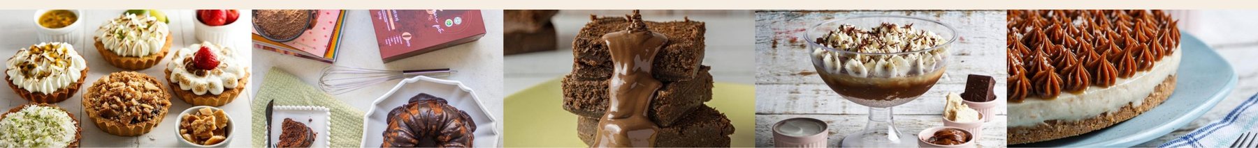 Aplicações em confeitaria: tortas, brownies, bolos e sobremesas com chocolate VRG Foods